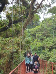 Monteverde hanging bridge.